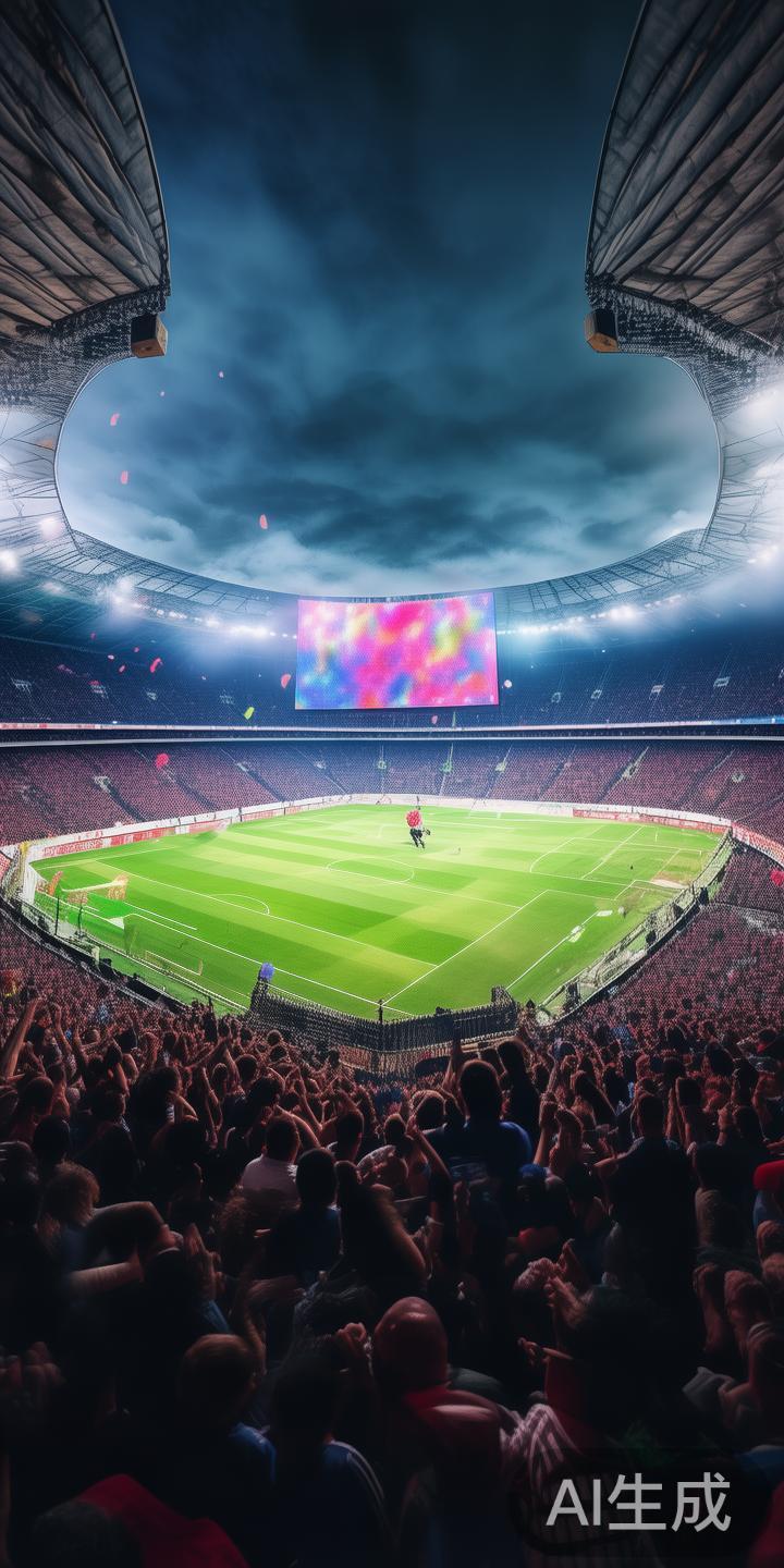 例如，在欧洲足球的关键比赛现场，用户不仅可以观看比